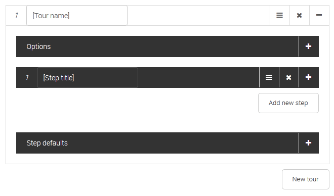 Tour builder